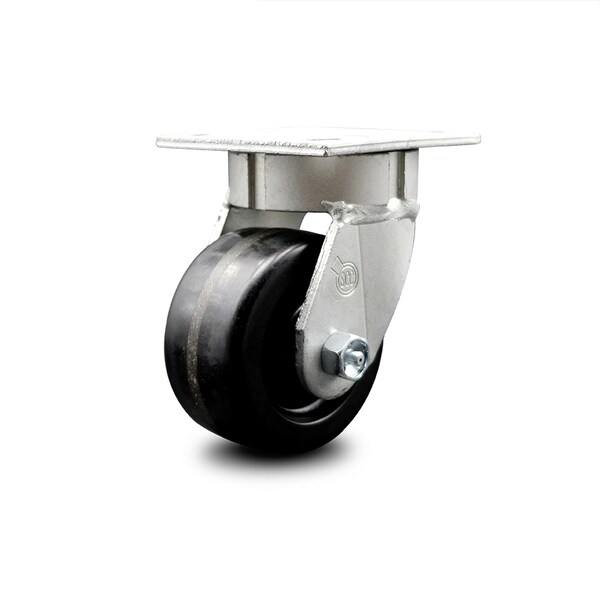 4 Inch Kingpinless Phenolic Wheel Swivel Top Plate Caster